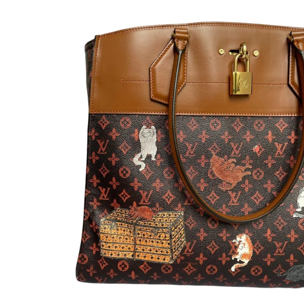 ❌ Sold ❌RARE Louis Vuitton City Steamer Cabas XXL Catogram limited edition - Picture 3 of 13